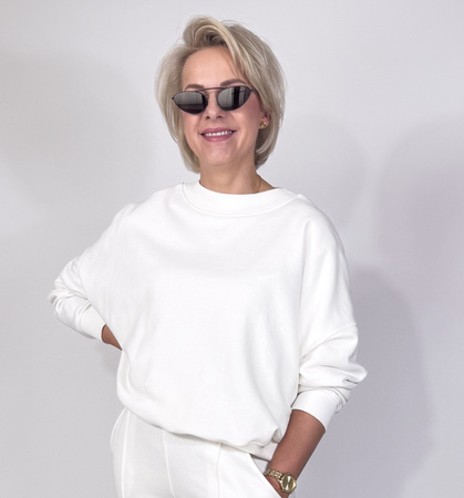 Bluza Dresowa Duo Biała